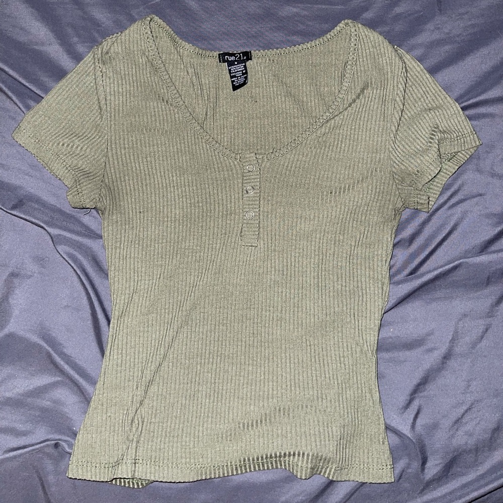 Army Green Top